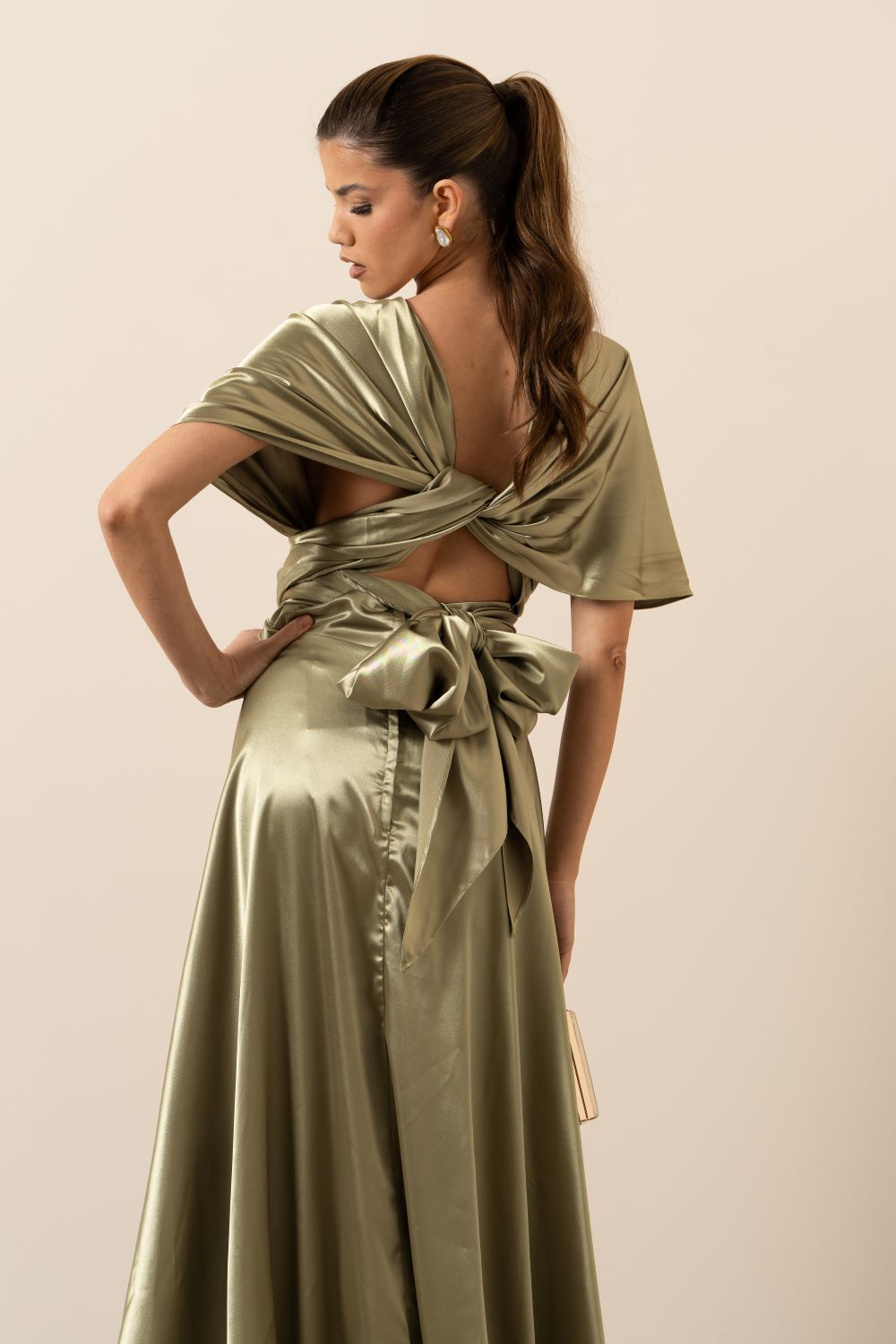 Vestido decote em V