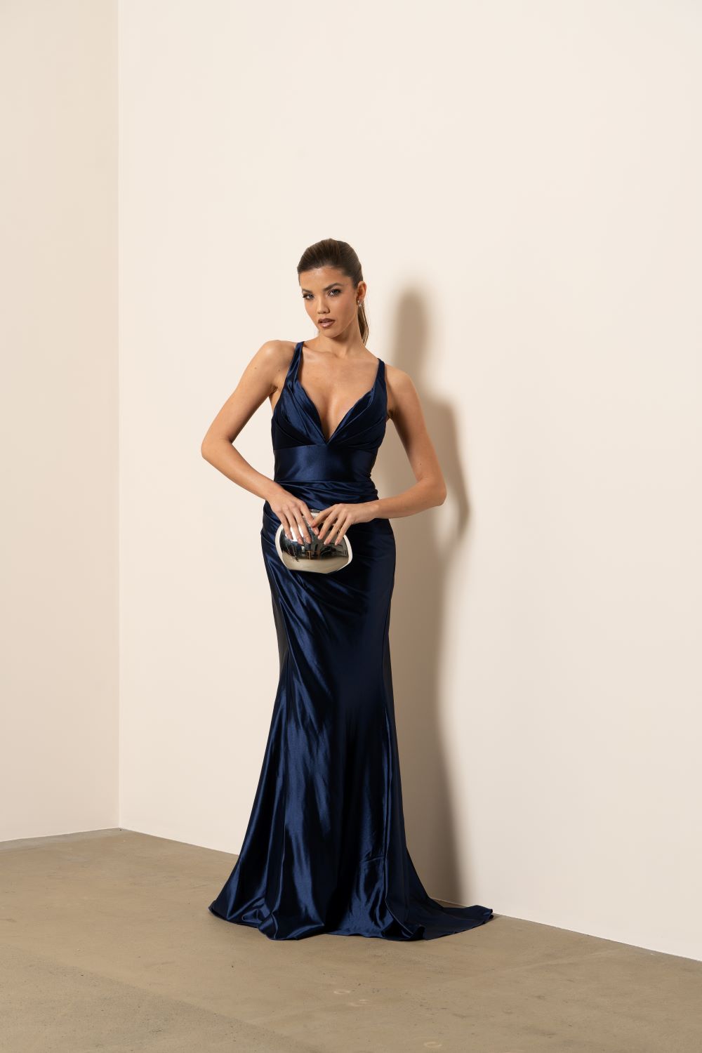 V-neck dress