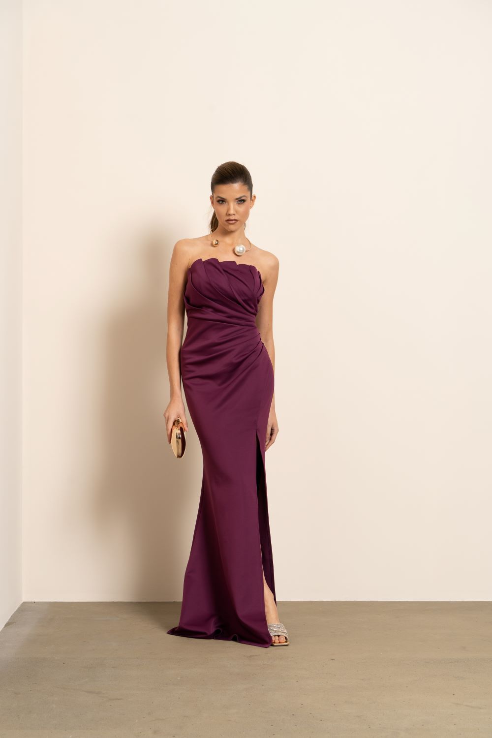 Plum dress